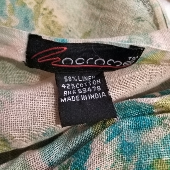 Gorgeous Linen cotton blend scarf - Picture 3 of 4